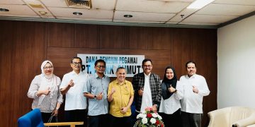 Pengurus Dana Pensiun UMSU Lakukan Studi Banding Ke Dana Pensiun Bank Sumut