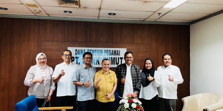 Pengurus Dana Pensiun UMSU Lakukan Studi Banding Ke Dana Pensiun Bank Sumut